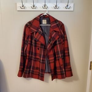 Old Navy women's red XXL pea coat